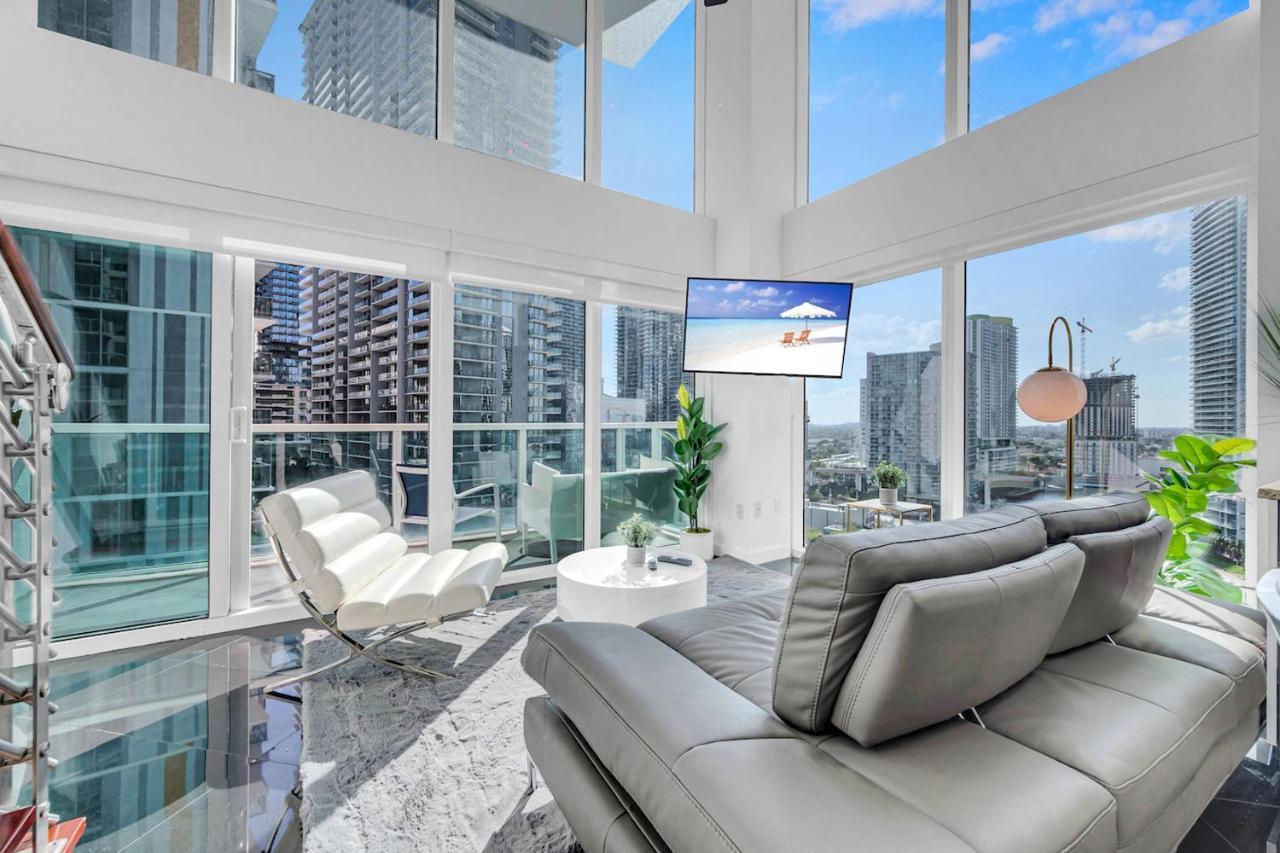 Iconic 2 Bedroom Loft Brickell-Stunning Views Майами Экстерьер фото