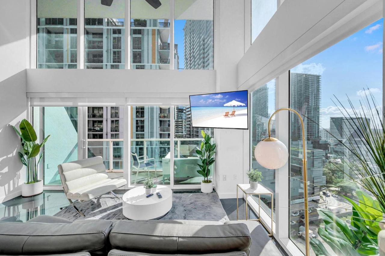 Iconic 2 Bedroom Loft Brickell-Stunning Views Майами Экстерьер фото
