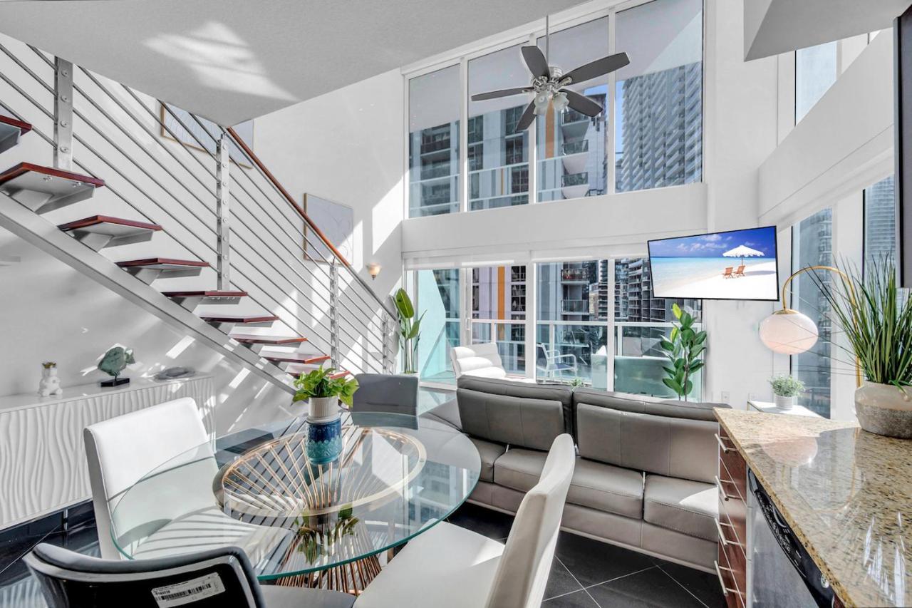 Iconic 2 Bedroom Loft Brickell-Stunning Views Майами Экстерьер фото